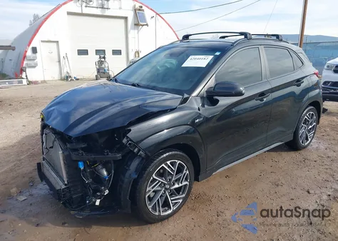 2022 Hyundai Kona N Line из США, поврежденный, VIN KM8K3CA30NU773377